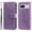 Purple, variant on SaniMore for Google Pixel 7 Case with Wrist Strap, Fashion Flower Embossing Design for Girls/Women, Dual Magnet Card Holder Wallet Cover Kickstand Shockproof for Google Pixel 7, Purple