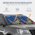 thumbnail image 4 of Kll Colorful Coral Reef Windshield Sun Shade 2-Piece Foldable Car Front Window Sunshade For Most Sedans Suv Truck- Medium, 4 of 7