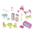 thumbnail image 4 of KidKraft Wooden Enchanted Forest Dollhouse with 16-Piece Accessories for 5-inch Dolls, Opens and Closes, 4 of 9