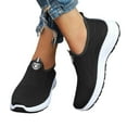thumbnail image 4 of Wovix Womens Mesh on Walking Shoes Comfort Shoes Non Mesh Casual Running Sneakers Lightweight Breathable Soft Athletic Footwear Zero Drop For Outdoor Activities, 4 of 7