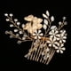 thumbnail image 3 of Peine de Pelo Nupcial Zulema Cristal, 3 of 8