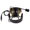 thumbnail image 3 of Military Headphones, HiFi Dynamic Speaker Foldable Chip Protection Military Earmuffs  For Shooter For  For GP-300 For DEP450 Brown, 3 of 8