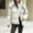 White, variant on Vivianyn HD Women's Oversized Quilted Puffer Jacket, Stand Collar Hooded Winter Coat with Pockets,Gray,Size M-XXL
