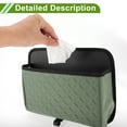thumbnail image 5 of Unique Bargains Auto Trash Can With Lanyard Hanging Front Rear Seats Trash Bin 1 Pc Green, 5 of 7