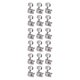 thumbnail image 3 of Yuarrent 6 piezas de afinación de guitarra de 6 cuerdas, perillas de afinador, instrumento Musical 6 derecho 6 Rätt 3piezas Yuarrent CBP232518, 3 of 6