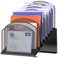 thumbnail image 1 of Organizador inclinado de archivos para escritorio Delifox de 8 secciones para oficina, 1 of 9