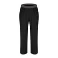 thumbnail image 5 of XIYON Mens Pants Comfortable Stretch Knit Pants With Elastic Waistband For Daily Wear Home Outdoor Walking Straight Leg Design Trousers Loose Fit, 5 of 7