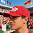 thumbnail image 2 of Yhmxh Casquette de Baseball Ajustable Classique Chapeau Bas Impression Non Construite Hommes Femmes, 2 of 6