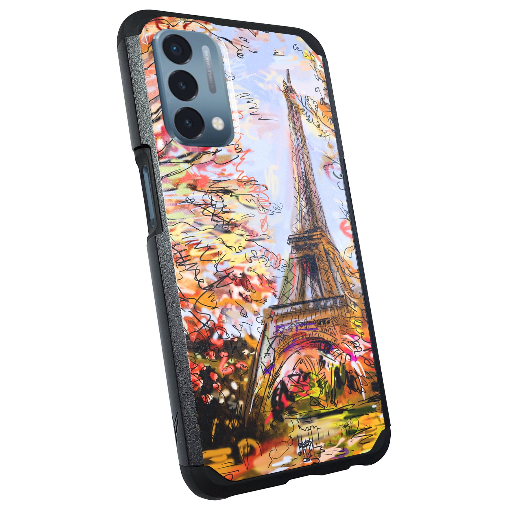 Thin Gel Cover Flexible TalkingCase Slim Case for OnePlus Nord N200 5G Cactus Forest YEL Print Anti-Scratch USA Soft Light Weight