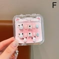 thumbnail image 1 of Saniro Cartoon Ear Clip Fake Nails for Kids - 10pcs, 6 Colors, Safe Materials, DIY Fun, 1 of 7