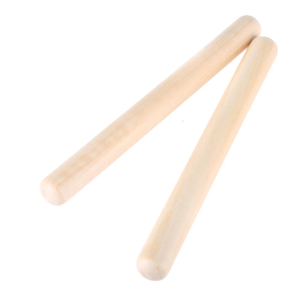 12Pcs Wood Rhythm Sticks Music Rhythm Sticks Percussion Instrument Musical Sticks for Music Parties Musical Education