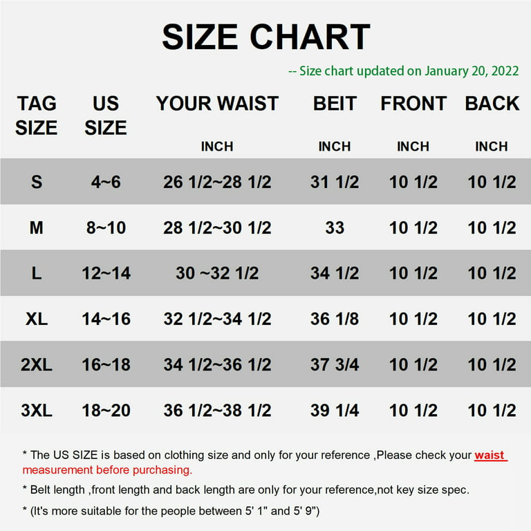 Womens Size Guide - Muscle Nation