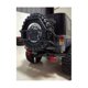 thumbnail image 5 of Marco de rueda de repuesto de parachoques trasero de metal WEIHJMXG para TRX4 SCX10 90046 90047 Plata, 5 of 5