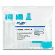 Equate Travel Kit, 8 Piece Plastics