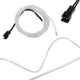 thumbnail image 5 of 2 Meter/6ft Neon EL Wire String Strip Ice Blue Cold Light Glow String Strip for Car Auto Interior Decoration, 5 of 6