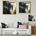 thumbnail image 4 of Designart "Orange And Blue Abstract Mixed Colors II" Minimalism Wall Decor, 4 of 5