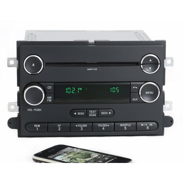 Ford Fusion 2006 Mercury Radio AM FM CD Player w Bluetooth Music 6E5T