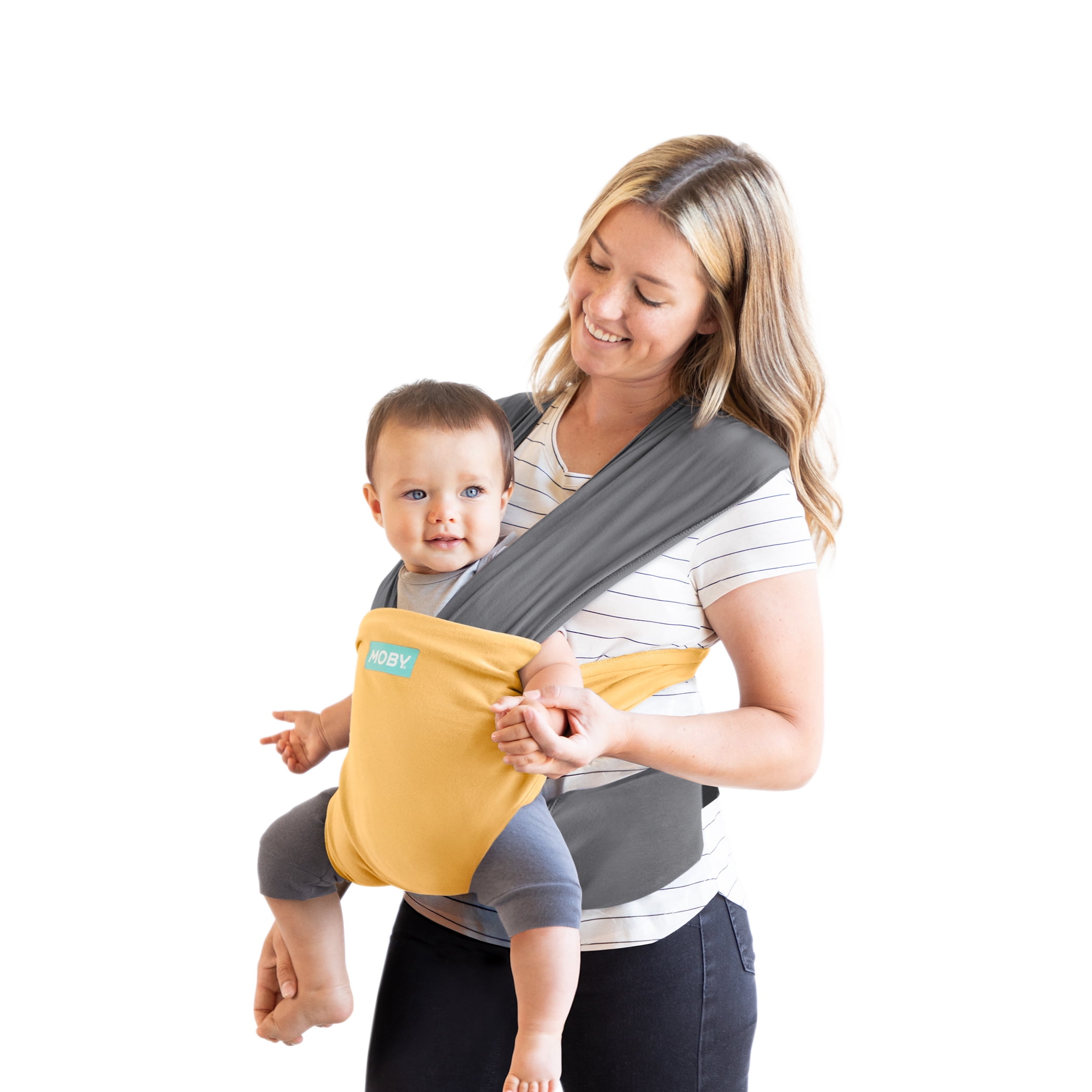 MOBY Wrap Easy-Wrap Baby Carrier in Marigold
