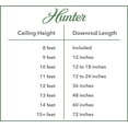 thumbnail image 2 of Hunter 26047 72-Inch Downrod for Fans, New Bronze, 2 of 2