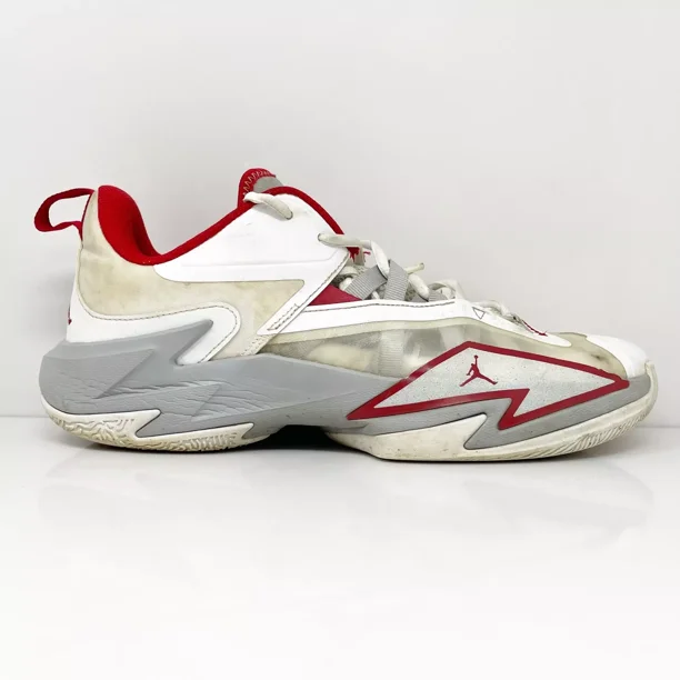 Ni - ke Ni - ke Mens Air Jordan One Take 3 DC7701-100 White Basketball Shoes Sneakers 10.5