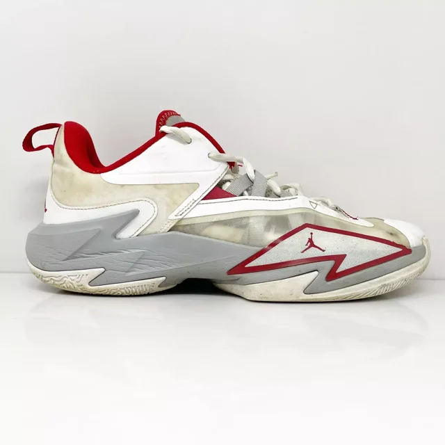 Ni - ke Ni - ke Mens Air Jordan One Take 3 DC7701-100 White Basketball Shoes Sneakers 10.5
