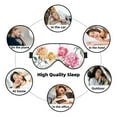 thumbnail image 7 of Naloa Colorful Flowers Print Sleep Mask for Sleeper, Light Blocking Sleeping Eye Mask for Women Men, Eye Shade with Adjustable Strap for Travel, Nap,Meditation, 7 of 7