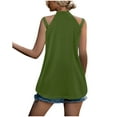 thumbnail image 4 of SROBPTY Womens Tank Tops Solid Fashion Crew Neck Sleeveless Off Shoulder Summer Shirts for Casual Wear, 4 of 4