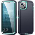 thumbnail image 1 of For Iphone 15 Life Waterproof Rugged Phone Case, 1 of 5