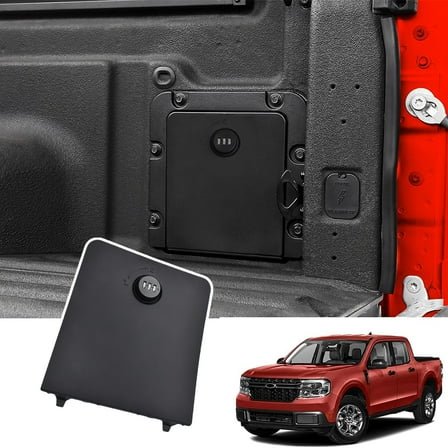 JJMY Truck Bed Storage Bin Cover W/Code Lock For Ford Maverick 2022-2025 Accessories , 1 Pack