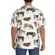 thumbnail image 3 of Balery Cow Camisa Casual de Manga Corta con Botones para Hombre, Texturizada, Estilo Cubano, para Playa, Verano-XX-Large, 3 of 5
