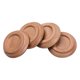 thumbnail image 1 of Copas de ruedas Irfora Práctico de costa vertical de madera maciza de las tazas del echador del piano con el cojín de EVA antideslizante, 4pcs / set Irfora Copas de ruedas, 1 of 6