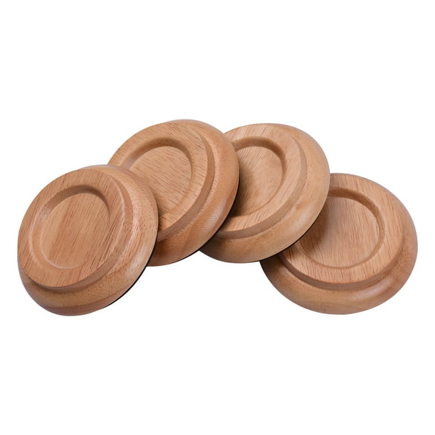 Solid Wood Upright Piano Caster Cups, Piano Hardwood Floors Protection