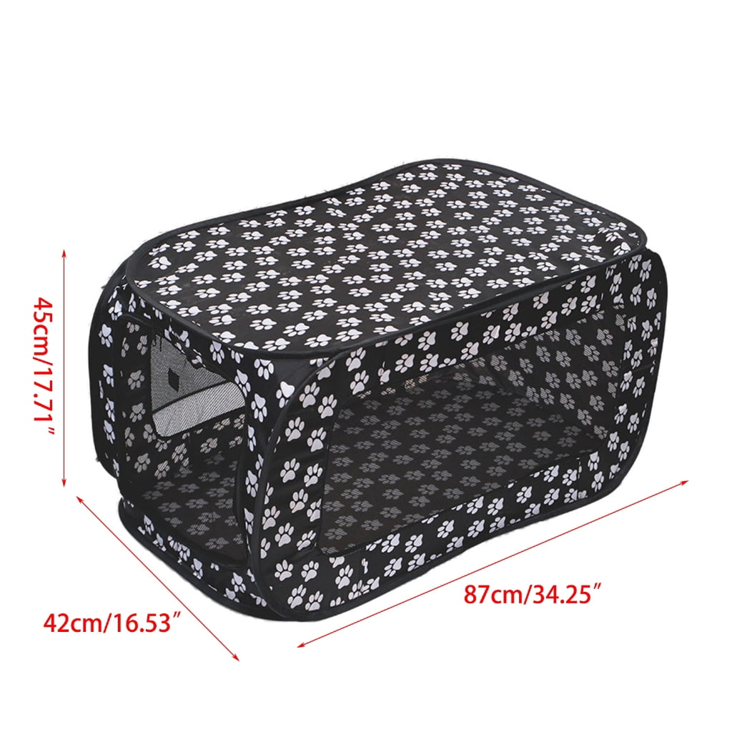 BQBQERT Rectangle Tent Small Pet Playpens Escape Dogs Outdoor Kennel House Portable Dogs OxfordEnclosure Travel Tent