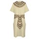 thumbnail image 5 of Vestido egipcio Aline beige con bolsillos sueltos, vestido de fiesta de lujo para mujer, vestidos para damas, verano 2025, 5 of 7