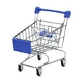 thumbnail image 1 of Mini Chariots de Courses Jouet Chariot de Courses Rangement Jouets Taille G Bleu Foncé, 1 of 8