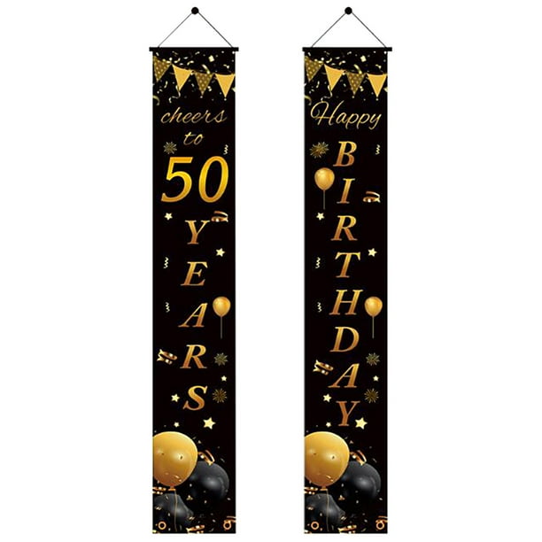 Birthday Couplet Happy Birthday Outdoor Decoration Curtain Banner