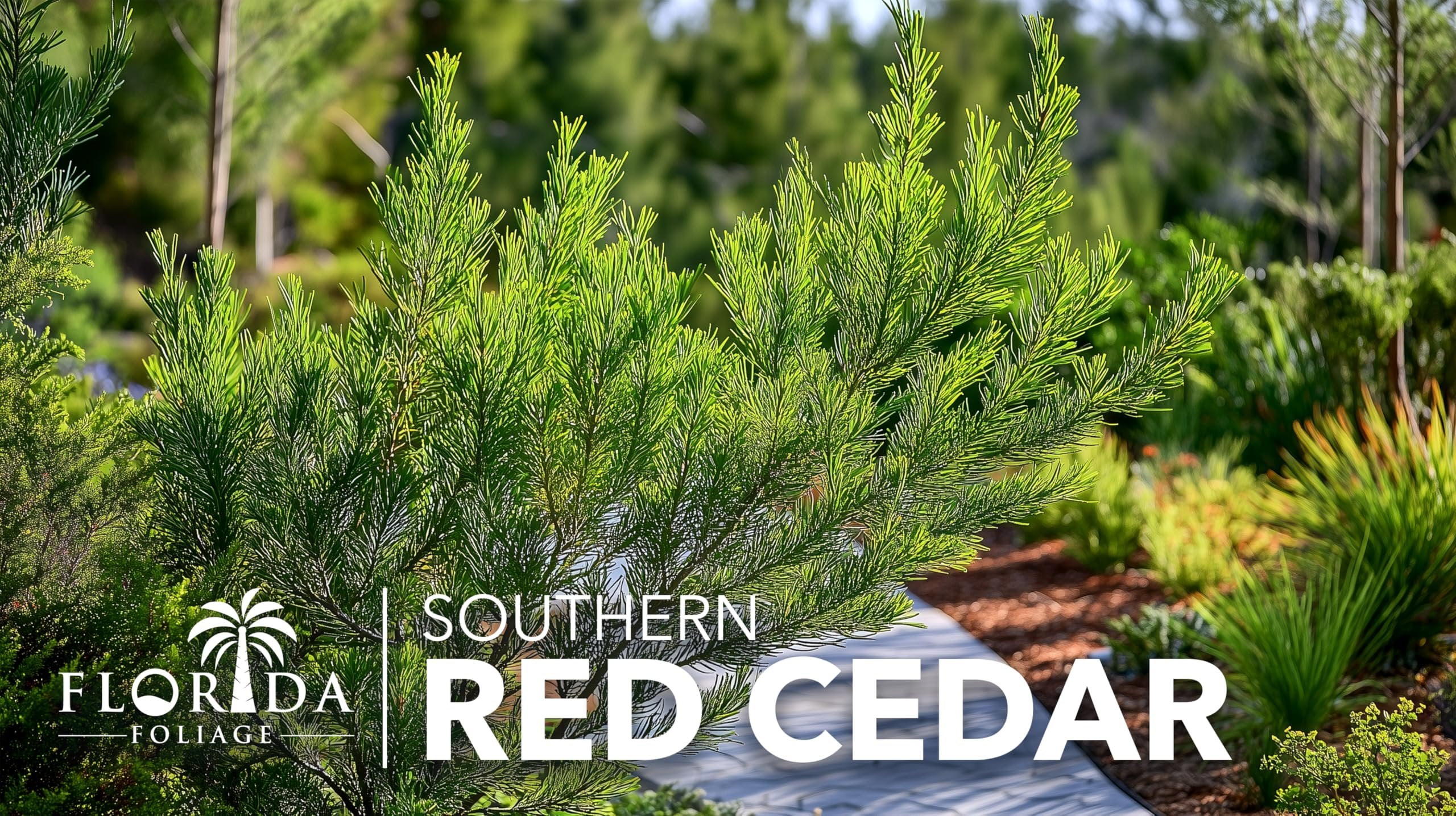 Southern Red Cedar Tree  10 Live Plants  Juniperus virginiana Silicicola  Fast Growing Evergreen Hardy Trees