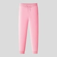 thumbnail image 3 of Kureaily Mens Autumn And Winter High Street Fashion Leisure Loose Sports Running Solid Color Lace Up Pants Sweater Pants Trousers, 3 of 3