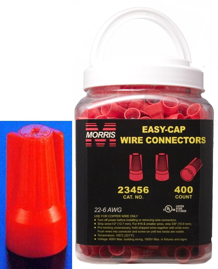 EasyCap Wire Connectors Red Large Jar