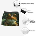 thumbnail image 3 of Susaid Intellectual Frog Pond Print Men's Mesh Boxer Briefs Cooling Breathable Sports Underwear Wide Waistband Boxer Briefs W/Fly-X-Large, 3 of 5