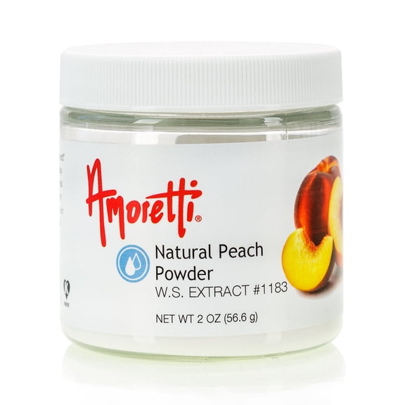 Amoretti - Natural Peach Extract Powder Water Soluble 4 oz - Highly Concentrated & Perfect For Pastry, Savory, Brewing, and more, Preservative Free, Vegan, Kosher Pareve, Keto Friendly