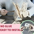 thumbnail image 4 of DIY 3D Wooden Puzzle Hand-Crank Butterfly Music Box (You Are My Sunshine) - Perfect Holiday & Birthday Gift, 4 of 8