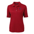 thumbnail image 2 of Women's Cutter & Buck Red Washington Commanders Americana Virtue Eco Pique Recycled DryTec Polo, 2 of 3