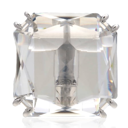 Swarovski Mesmera Clip Earring Single, Square Cut Crystal