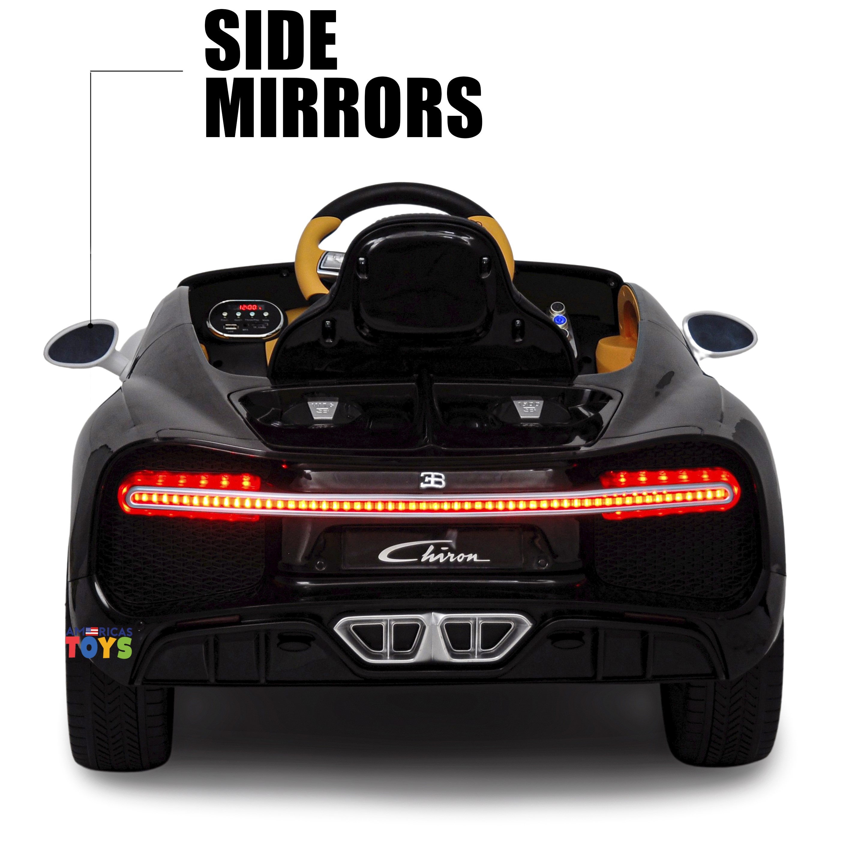 Bugatti Chiron 12V Powered Ride on Car for Kids with Remote Control