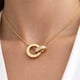 thumbnail image 5 of MOON & SELF Collar Cronos & Luz Laminado Oro 18k con Zirconias AAA, 5 of 5