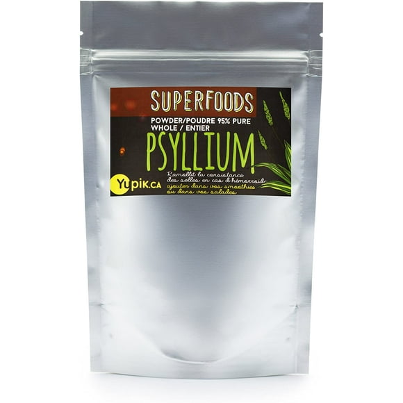 Yupik Bio Coque Entière Psyllium 95 pour Cent Super-Aliment, 250 Grammes