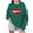Green, variant on VBTAPA Womens Mama Sweatshirt Oversized Long Sleeve Crewneck Pullover Fall Outfits 2026 Fleece Sweater Tops Black XS