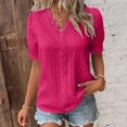 thumbnail image 3 of MesaSe Blouse Décontractée à Rayures Verticales Manches Bouffantes Style Élégant Tenue de Vacances, 3 of 7