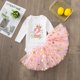 thumbnail image 1 of Conjunto de vestido de tutú para niña recién nacida, traje de 1er cumpleaños, fiesta de cumpleaños, 1 of 4